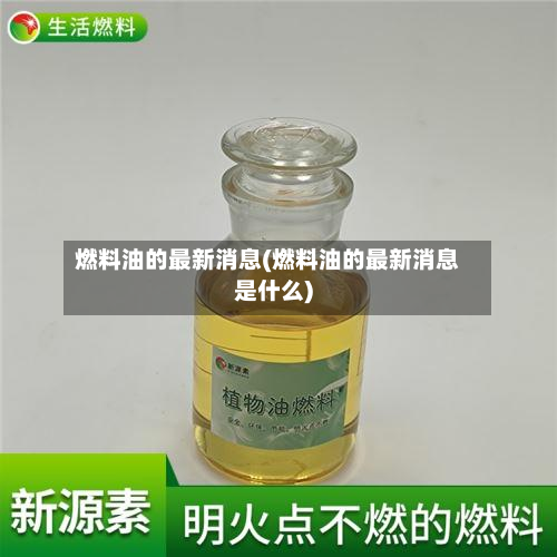 燃料油的最新消息(燃料油的最新消息是什么)
