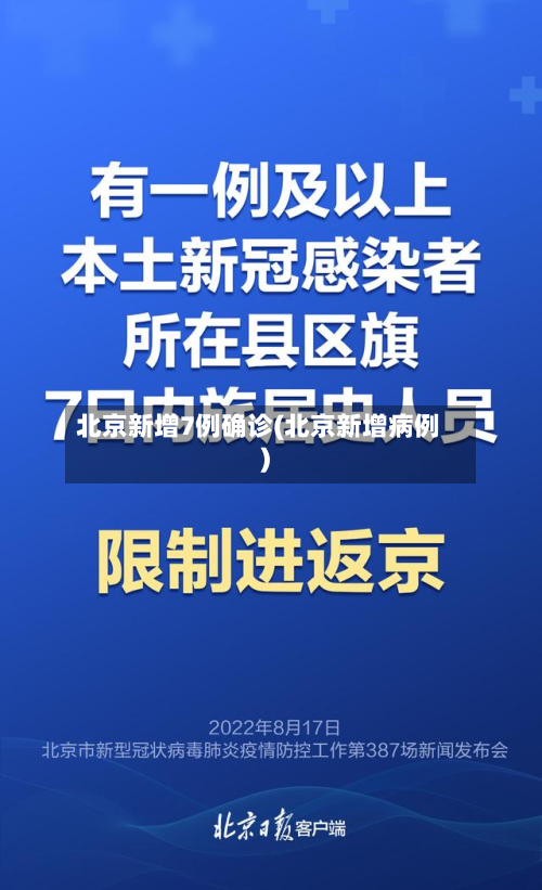 北京新增7例确诊(北京新增病例)-第2张图片