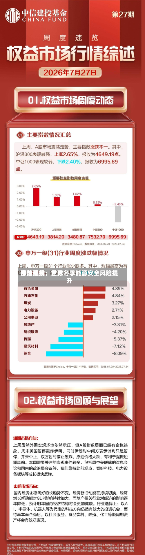 中信建投:世界
原油费用
涨势延续,全球冬季能源安全风险提升-第2张图片