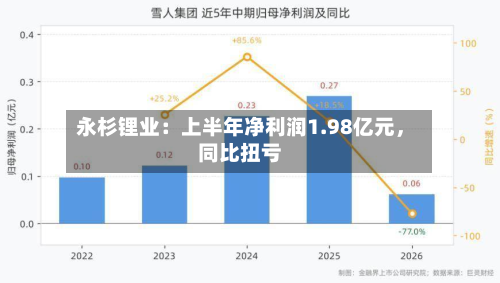 永杉锂业:上半年净利润1.98亿元,同比扭亏-第2张图片