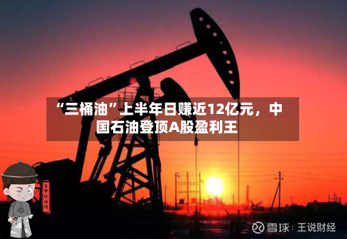 “三桶油”上半年日赚近12亿元，中国石油登顶A股盈利王
